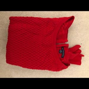 American Eagle red sweater